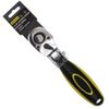 WANSON Flexible Ratchet Handle | 1/2" Size | Chrome Vanadium | Ergonomic Rubberized Grip | 72 "Teeth Precision | Reversible with Push-Button Release