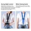 Tudin Remote Controller Lanyard - Hands Free Comfortable Adjustable Neck Strap for Drones & FPV Remotes (Black)