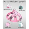 Solmoony No Pull Dog Harness - Step In, Mesh, for Small & Medium Dogs (Black, M) - Includes Leash