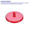 50 Pack Golf Ball Marker Plastic Transparent Golf Ball Position Marker 24mm Red