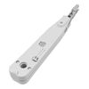 Alnicov Punch Down Tool Ethernet Krone Type Tool for RJ45 Wall Socket Cat5 Cat6 Ca7 Network Telecom Phone Cable Socket Impact IDC Data Punchdown with Wire Stripper Combo Terminal Insertion Tools White