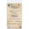 Craft Consortium - Faeries - Photopolymer A6 Stamp Set - Sentiments