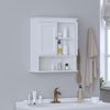 Mueble de baño de pared con puertas