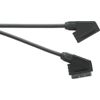 Scart Plug to Scart Socket, Black