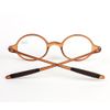 Retro Round Glasses tr90 Reading Glasses Stylish Reading Glasses Portable Senior Glasses with Case & Cloth Degree "+1.0 to +4.0", Set of 2 (Black + Coffee), 3.00 Strength