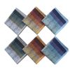 Mens Cotton Handkerchiefs Classic Hankies Assorted 6Pieces
