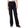 PIECES Holly High Waisted Wide Jeans, black denim