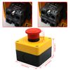 Heschen Red Sign Emergency Stop Switch, Push Button Switch, 660V 10A, With Box