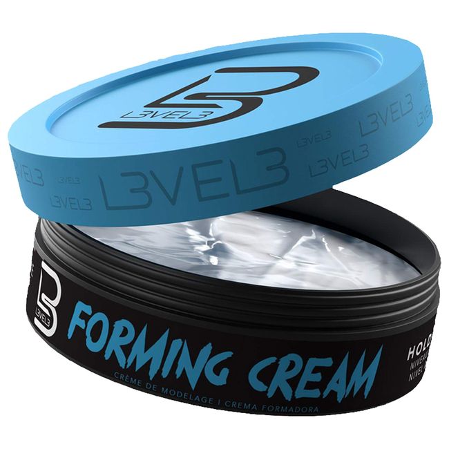 L3 Level 3 Forming Cream - Natural Look Hairstyle - Improves Volume - No Stickiness Level Three Hair Cream (1)