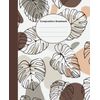 Natural BOHO Monstera Composition Notebook: Natural Boho Composition Notebook, Boho Monstera Composition Notebook, Minimalistic Neutral Notebook, Minimalistic BOHO Notebook,