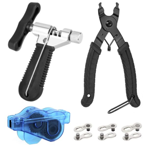 ABINECS Bicycle Chain Cutter Chain Tool Spare Chain Link Set of 6