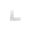 CRL 5/16" White Square Cut Frame Corner - 100 Pack