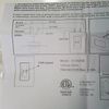 Biltmore Lighting UC9020B 4 Speed Fan Control Slide White Wall Cover Capacitive