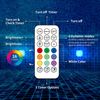 2 Pack Rechargeable Submersible LED Lights with Remote Control Waterproof RGB
