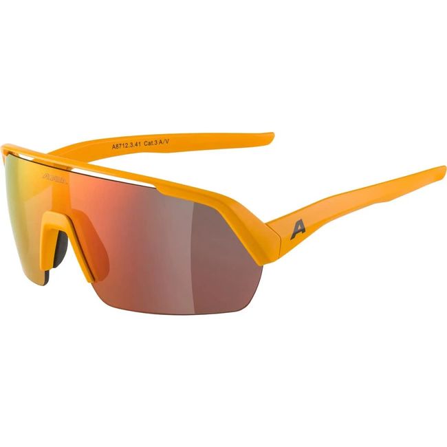 Alpina Unisex Turbo HR Sonnenbrille, Burned-Yellow matt, One Size