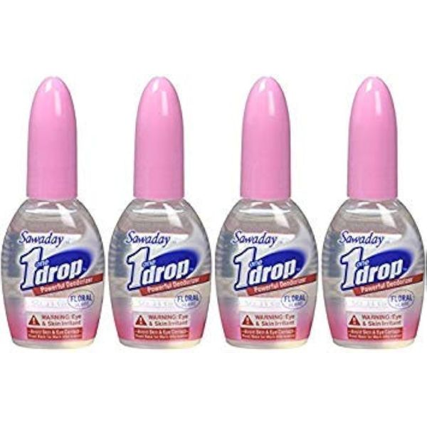 One-Drop Powerful Bathroom Deodorizer Floral (Pack of 4)