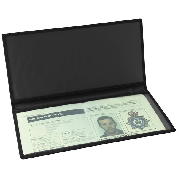 NITEHAWK Double Certificate License Wallet - BLACK