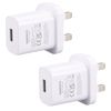 2-Pack USB Wall Charger Plug 5V 1A USB Plug Adapter Compatible for iPhone,iPod,Smart watch,Bluetooth headset,bracelet,toys,toothbrush