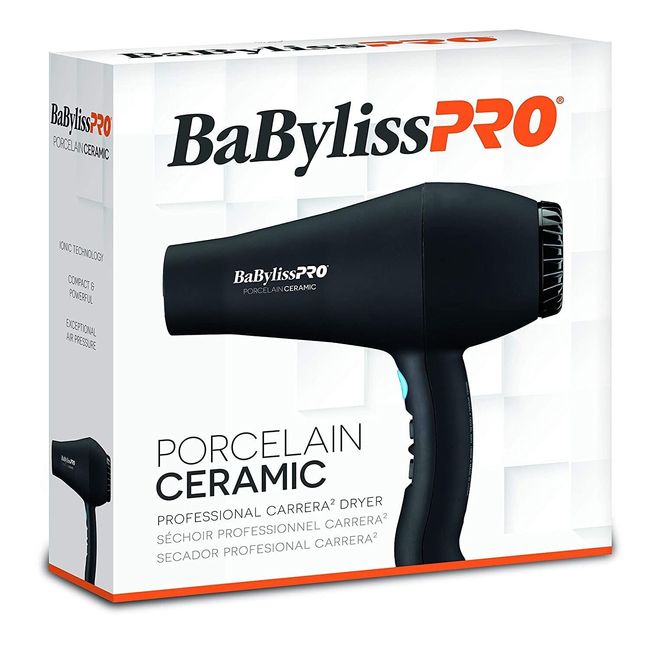 New BaBylissPRO Porcelain Ceramic Carrera2 Dryer BP6685N