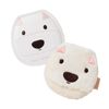 Momo's Workshop Cute Makeup Puff Set, Makeup Sponge + Powder Puff Quick Makeup, Storage Case + 2p White