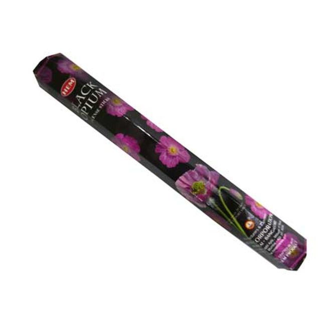 Incense Black Opium Incense Stick /HEM BLACK OPIUM/Incense/Indian Incense/Asian miscellaneous goods (Post-mail delivery option available/1 postage fee will be charged for every 6 boxes)