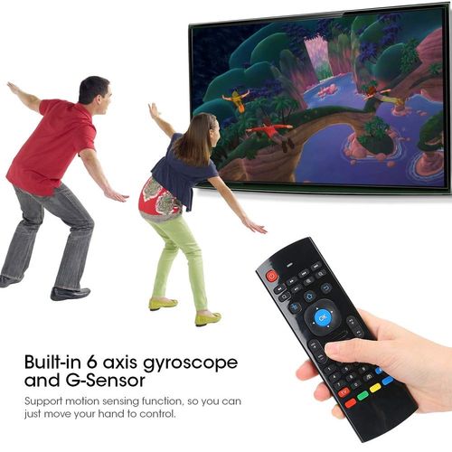 Sxhlseller Air Mouse Remote Control, 2.4G Wireless Keyboard Fly Mouse, MX3 Game Handle with Motion Sensing, for Android TV Box, PC, Laptop, Projector, Smart TV
