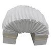 Kair Rectangular Flexible Bend 204mm x 60mm - 500mm Length PVC Hose