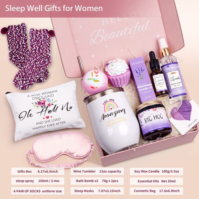 LUCOTIYA Gifts for Women, Birthday Gift Basket for Women Wine Tumbler Self  Care Package Gifts for Wo…See more LUCOTIYA Gifts for Women, Birthday Gift