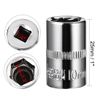 sourcingmap 2 Pcs 1/4-Inch Drive 10mm 6-Point Shallow Socket, Metric, Cr-V