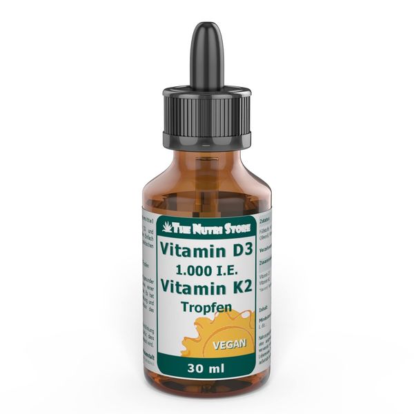 Vitamin D3 + K2 Vegan Drops 30 ml