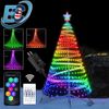 200LED Waterfall Light Christmas Tree Fairy String Lights Waterproof Party Decor