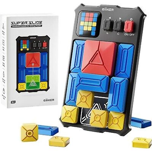 GiiKER Super Slide Puzzle Games, Original 500+ Challenges Brain Teaser Puzzle