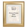 Soft Gold Picture Frame With White Mount From our Lisbon Range