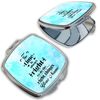 Bleu Reign Compact Personalized Pocket Mirror Custom Name The Time is Always Right to Do Right Things