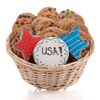 Patriotic Cookie Gift Basket- 24 Pc.