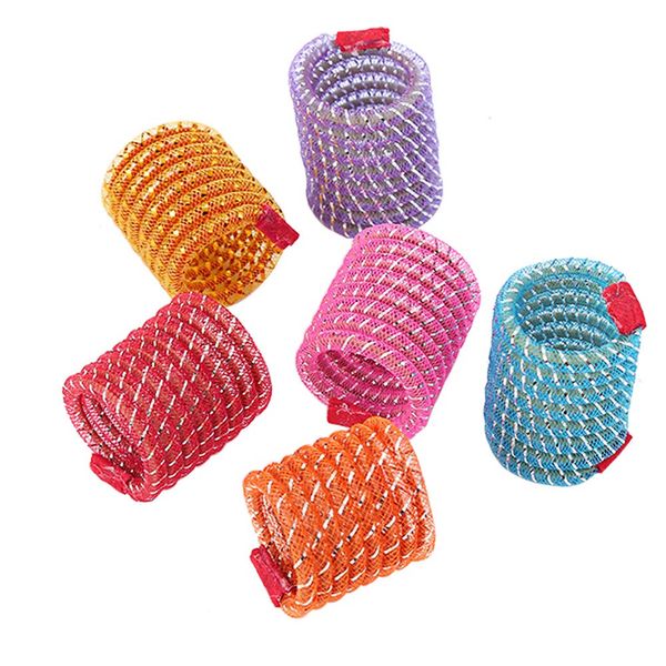 IUHKBH Worbee Cat Springs Toys, Colorful Coil Spring Action Cat Toy Stretchable Pet Play Toy for Cat Kitten (4Pcs, Random Color)