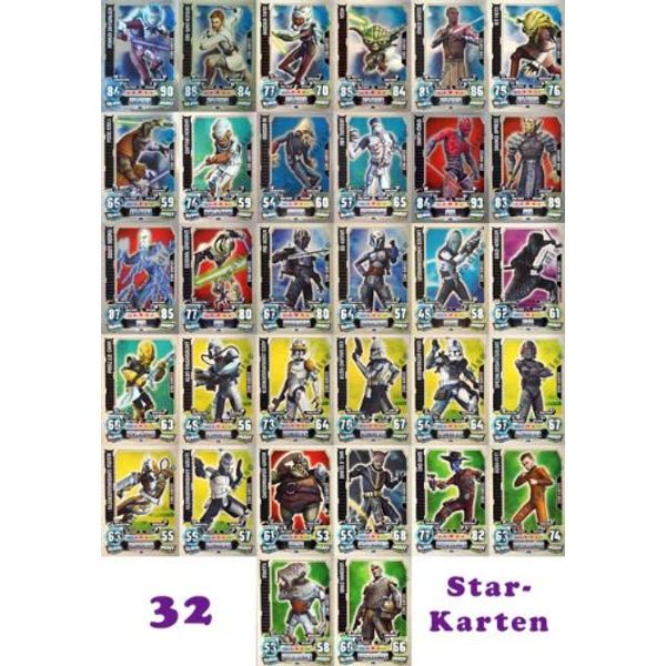 Force Attax Series 3 all star card full set 32 Cards) German
