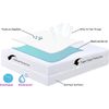 Waterproof Queen Mattress Protector Soft Cooling Deep Pocket Durable Cover