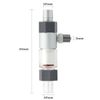 Terizger CO2 Diffuser，Carbon Dioxide Atomiser Bubble Counter Aquarium Inline Co2 Atomizer for Planted Aquarium,Aquarium Diffuser (12/16 mm)
