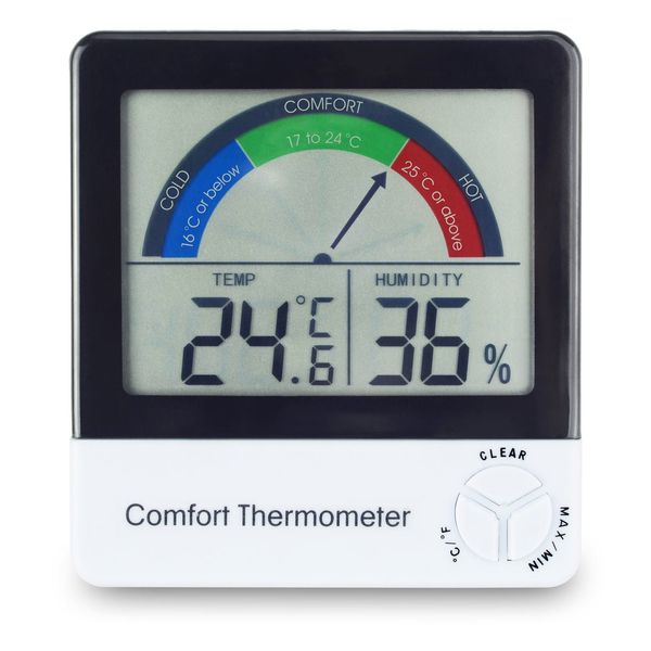 ETI Ltd Comfort thermometer & hygrometer with max/min temperature & humidity function