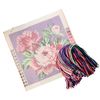 Collection d'Art Cross Stitch Cushion: Cabbage Rose