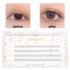 LASHIDOL Partial False Eyelashes, Bottom, Natural, Home Self Pine Extensions, Partial False Eyelashes, Lower Eyelashes, Black