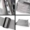 HULISEN Clear Sling Bag, Clear Bag Stadium Approved, Transparent Shoulder Crossbody Backpack Chest Casual Daypack