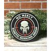 PVC Tactical Morale Gun Patch -  No Mercy Kinetic Working Group Skull Patch