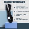 Innfeeltech 5 Pcs Waterproof Digital Thermal Temperature Sensor Probe 2M NTC 10K 3950Ohm 1%