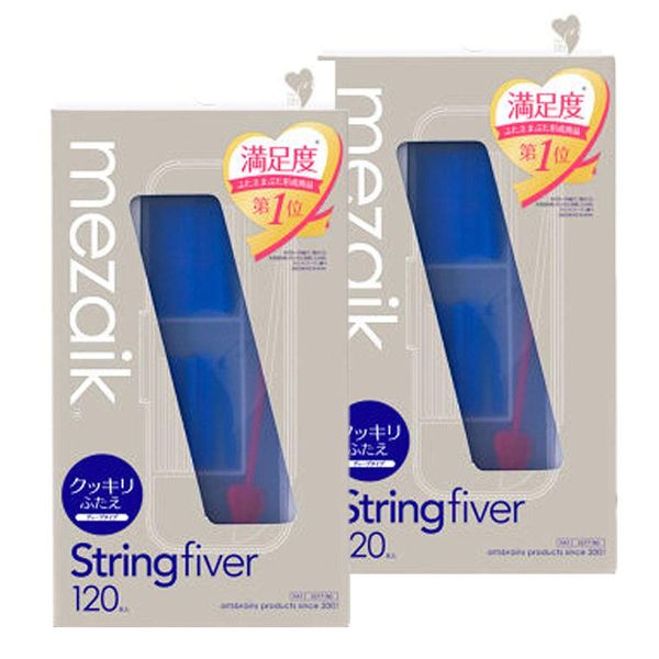 Arts Brains Mezaik String Fiber 120 Deep Type (120 Pieces) x Set of 2 Eyepieces for Lids Mezaik String Fiver