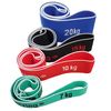 Sveltus Elasti'ring Set of 4 Elastic Bands, Unisex, Adult, Multicoloured