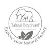 Natural Elephant Exfoliating Washcloth Charcoal Grey Japanese Shower Scrubber for Body (Single Washcloth)