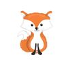 Woodland Fox Critter 36" Mylar Balloon