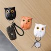 Vordpe 3PCS Night Owl Magnetic Key Holder, Automatic Open Close Eyes Wall Hook